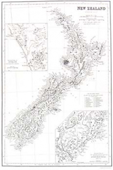 Map of NZ by W Hughes