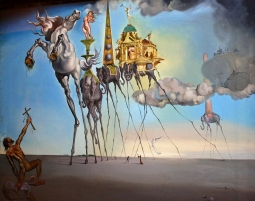 The Temptation of Saint Anthony by Salvador Dali
