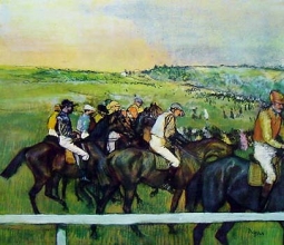 Degas Print "Race Horses"