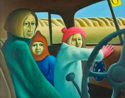 Family in the Van by Michael Smither