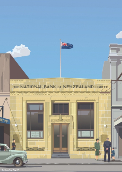 National Bank Of New Zealand Ltd Art Print New Zealand Fine Prints