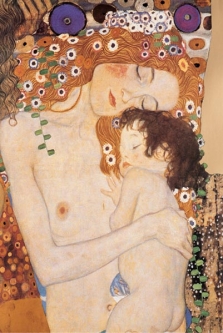 Klimt "Mother & Child" Poster
