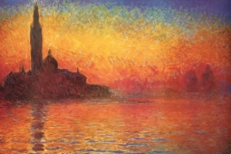 Monet "Dusk in Venice" Art Poster