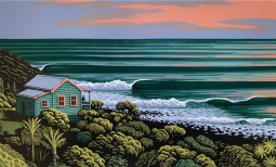 Wave Haven - Raglan by Tony Ogle
