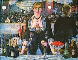 Print of "Bar, Folies Bergere" by Edouard Manet