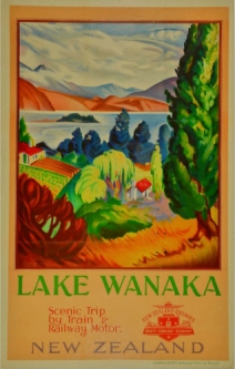 Buy Zealand Posters Wanaka of Vintage New