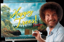 Bob Ross Happy Trees Poster