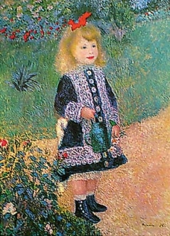 Girl with Watering Can by Pierre Auguste Renoir
