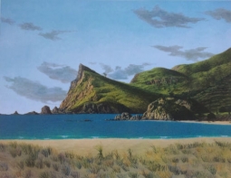 Print of Great Barrier Island by Justin Summerton