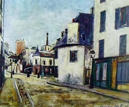 Maurice  Utrillo Print "Rue du Mont-Canis"