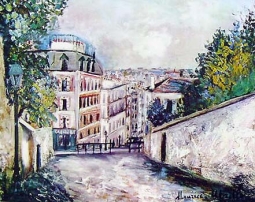 Maurice Utrillo Print "Street in Montmartre"
