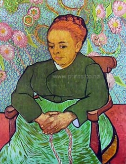 Van Gogh Portrait Print "La Berceuse"