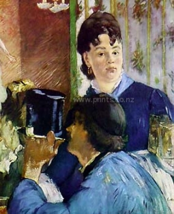 Edouard Manet Print - Waitress Serving