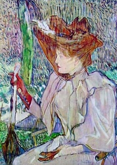 Toulouse-Lautrec "Portrait of Mme Honorine P."