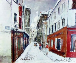 Sacre Coeur, In Winter by Maurice Utrillo