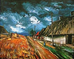 Thatched Cottages by Maurice de Vlaminck
