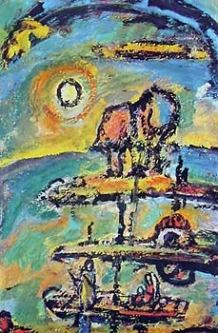 Nocturne Chretien by Georges Rouault