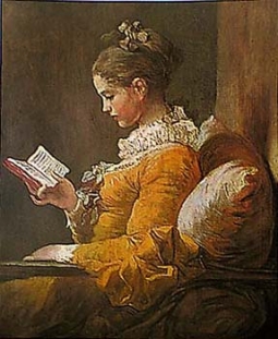 Girl Reading by Jean-Honore Fragonard