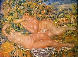 Nymphs by Pierre Auguste Renoir