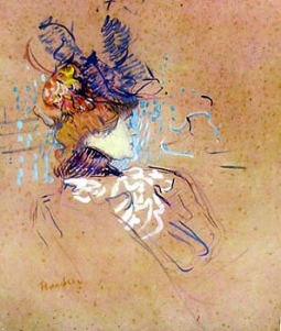 Profile of Woman by Henri Toulouse-Lautrec