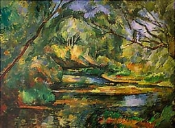 The Brook by Paul Cezanne