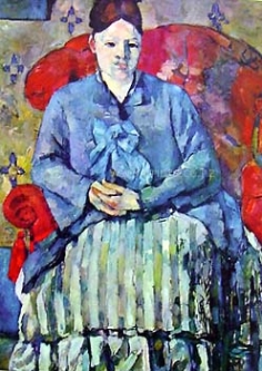 Portrait of Madame Cezanne by Paul Cezanne