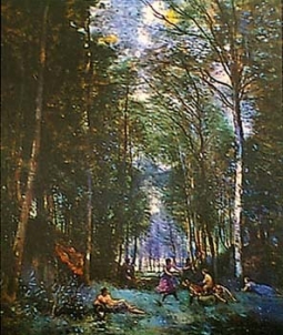 La Bacchanale by Jean-Baptiste Corot