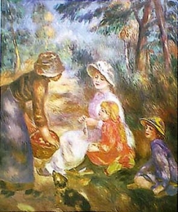 The Apple Seller by Pierre Auguste Renoir