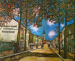 St Romaine Quarter by Maurice Utrillo