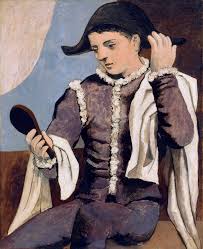 Print of Picasso's "Harlequin and Mirror"