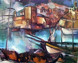 Old Port of Marseilles by Maurice de Vlaminck