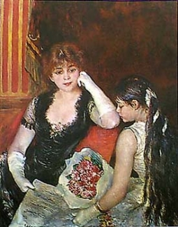 At the Concert by Pierre Auguste Renoir