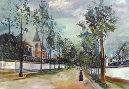 Street in the Suburbs by Maurice Utrillo