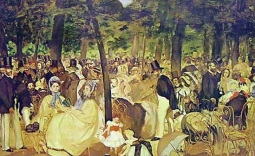 Music at the Tuileries by Edouard Manet