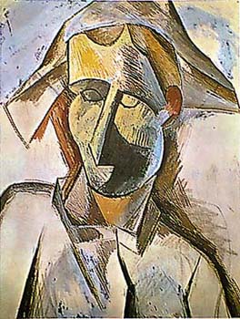 harlequin head pablo picasso