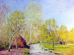 Autumn Landscape by Alfred Sisley