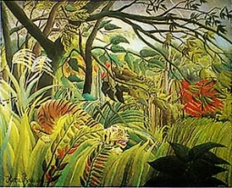 Surprised! Storm in the Forest by Henri Rousseau
