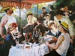 Luncheon of the Boating Party by Pierre Auguste Renoir