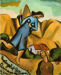 The Angel of the Annunciation by Colin McCahon - Full Size