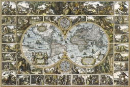 Magna Carta Mundi Vintage World Map Poster