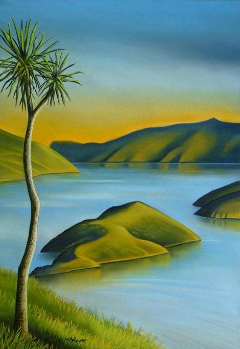 Akaroa Rest - Mike Glover Limited Edition Print