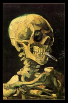 Skull Poster by Vincent Van Gogh