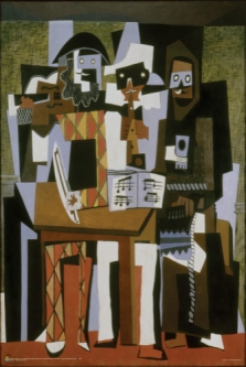 Three Musicians Poster by Pablo Picasso