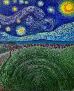 Starry Night, Mt Eden by Justin Summerton