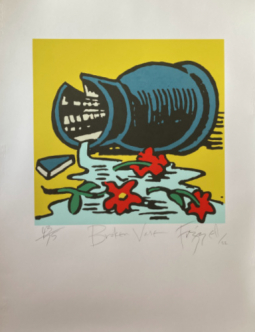 Dick Frizzell Limited Edition Print “Broken Vase”