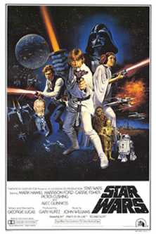 Classic Star Wars Movie Poster (A New Hope)