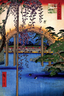 Tenjin Shrine by Ando Hiroshige