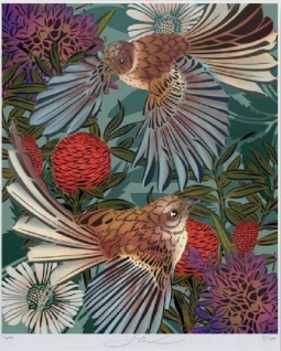 Flying Fantails by Flox