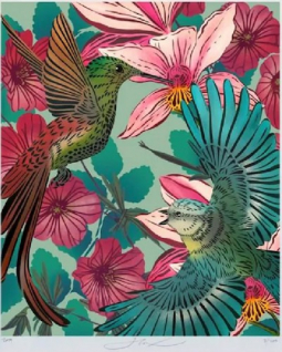 Heavenly Hummingbirds by Flox