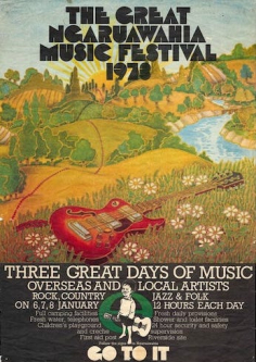 The Great Ngaruawahia Music Festival 1973 Poster